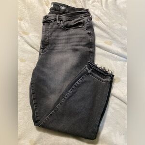 Good American Charcoal Skinny Jeans